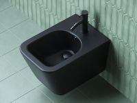 Биде Ceramicanova Metric подвесное Черное матовое арт-CN3008MB — фото 9, Биде подвесные