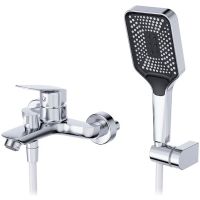 Смеситель для ванны BelBagno Due Хром арт-DUE-VASM-CRM — фото 1, Смеситель для ванны