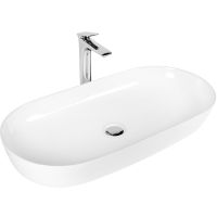 Товар: Раковина-чаша Bond Oval 80 Белый глянец арт-S51-800 - фото 2 Раковина-чаша Bond Oval 80 Белый глянец арт-S51-800 — фото 2, Раковины накладные