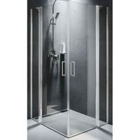 Душевой уголок Riho Novik Z207 90х90 (GZ3090090) профиль Хром стекло прозрачное арт-G003020120 — фото 1, Квадратные душевые уголки