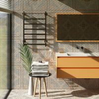 Электрический полотенцесушитель Aringa Порто 80x50 с полкой Хром арт-AR03013CH — фото 2, Электрические полотенцесушители