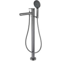 Смеситель для ванны Caprigo Don Вороненая сталь арт-53-013-GUN — фото 1, Смесители напольные