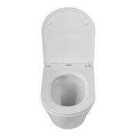 Унитаз подвесной безободковый с сиденьем CEZARES LINER арт-CZR-3808-53-TH-TOR/SC — фото 6, Подвесные унитазы