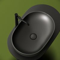 Раковина-чаша Ceramicanova Element 60 Темный антрацит матовый арт-CN6047MDH — фото 5, Раковины накладные