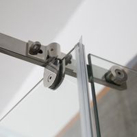 Душевой уголок Alex Baitler 120x90 профиль Хром стекло тонированное арт-AB244-120 — фото 5, Прямоугольные душевые уголки