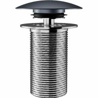 Донный клапан Creavit click-clack Базальт арт-SF030.BSM — фото 1, Донные клапаны