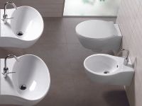 Раковина Hatria Nido 62 Белая арт-Y0R401 — фото 3, Раковины подвесные