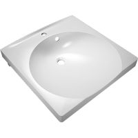 Раковина Florentina Виктория 60 на стиральную машину Белая арт-10.200.00600.001 — фото 1, Раковины на стиральную машину