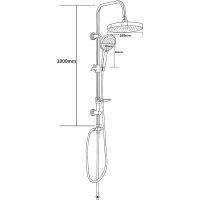Душевая система Melodia della vita Rumba Хром арт-MSC00112С — фото 3, Душевые стойки