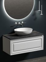 Столешница для ванной комнаты SANCOS 1000х460 , арт. арт-TT100A1 — фото 5, Столешницы под раковину