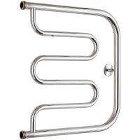 Водяной полотенцесушитель Сунержа Стилье Тандем 500х500 Хром арт-00011-5050 — фото 1, Водяные полотенцесушители