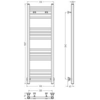 Водяной полотенцесушитель Сунержа Модус 1000х300 Белый арт-12-0250-1030 — фото 2, Водяные полотенцесушители
