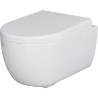 Унитаз Ambassador Abner подвесной Белый глянцевый с сиденьем Микролифт арт-103T20001R-102T20001 — фото 1, Подвесные унитазы