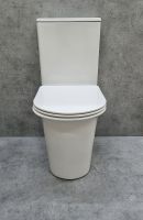 Унитаз компакт CeramaLux Белый глянцевый с бачком и сиденьем Микролифт арт-1223A — фото 2, Напольные унитазы