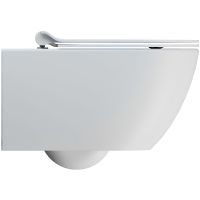 Унитаз GSI Pura подвесной Белый матовый без сиденья арт-881509 — фото 4, Подвесные унитазы