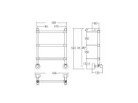 Водяной полотенцесушитель Margaroli Sole Хром арт-4424703CRN — фото 2, Водяные полотенцесушители