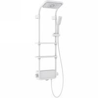 Душевая система AQUAme с термостатом Белая матовая арт-AQM8003W — фото 1, Верхние души