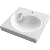 Раковина Maretti Alessia 60 на стиральную машину Белая арт-AS13SM51-844 — фото 2, Раковины на стиральную машину