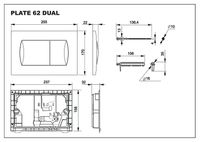 Комплект унитаза с инсталляцией Roca Victoria с сиденьем Микролифт и клавишей смыва Хром арт-893100000 — фото 11, Комплекты унитаз + инсталляция