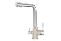 Granula-, СМЕСИТЕЛЬ КУХОННЫЙ арт-3015, XРОМ/ПИРИТ — фото 2, Смесители для кухни