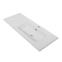 Керамическая раковина, чаша справа, CEZARES арт-CZR-8095-120-R — фото 2, Раковины встраиваемые сверху