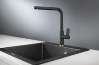 Granula-, СМЕСИТЕЛЬ КУХОННЫЙ арт-2502, ЧЕРНЫЙ — фото 1, Смесители для кухни