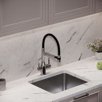 Смеситель для кухни Sancos Garda Хром Черный арт-SC4009CH — фото 4, Смесители для кухни