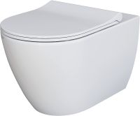 Унитаз Ambassador Queen подвесной Белый глянцевый без сиденья арт-113T20001R — фото 3, Подвесные унитазы