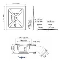 Товар: Main Душевой поддон арт-41T10 - фото 2 Main Душевой поддон арт-41T10 — фото 2, Душевые поддоны из искусственного камня