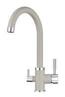 Granula-, СМЕСИТЕЛЬ КУХОННЫЙ арт-2168, БАЗАЛЬТ — фото 2, Смесители для кухни