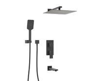 Встраиваемый комплект для ванны с верхней насадкой, лейкой и изливом арт-A172071 — фото 1, Встраиваемые душевые комплекты