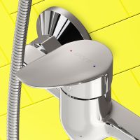 Смеситель для душа Dorff Norma Хром арт-D1020000 — фото 2, Смеситель для душа