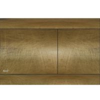 Клавиша смыва Alcaplast Flat Wood Бронза Антик арт-FUN-ANTIC