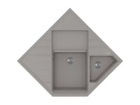 Florentina Мойка "Бомбей", грей FS арт-20.375.J0900.305 — фото 1, Кухонные мойки