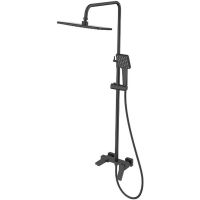 Душевая система Haiba Черная матовая арт-HB24818-7 — фото 1, Душевые стойки