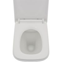 Товар: Унитаз AQUAme подвесной Белый глянец с сиденьем Микролифт арт-AQM2004 - фото 2 Унитаз AQUAme подвесной Белый глянец с сиденьем Микролифт арт-AQM2004 — фото 2, Подвесные унитазы