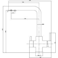 Смеситель для кухни Veragio Milano Хром арт-30019 — фото 3, Смесители для кухни