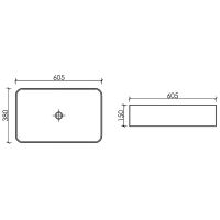 Раковина-чаша Ceramicanova Element 61 Черная матовая арт-CN6053MB — фото 14, Раковины накладные