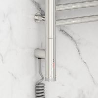 Электрический полотенцесушитель Сунержа Богема 3.0 1000x400 L с полкой Хром арт-00-5806-1040 — фото 4, Электрические полотенцесушители