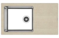 Florentina Мойка "Комби" 860, бежевый FS арт-21.400.D0860.104 — фото 1, Кухонные мойки