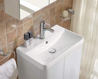 Раковина CeramaLux 40 Белая арт-9595-40 — фото 2, Раковины встраиваемые сверху