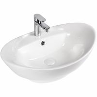 Раковина Bond 59 Белая глянцевая арт-S15-590 — фото 1, Раковины накладные