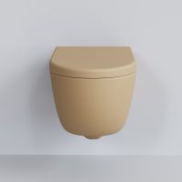 Товар: Унитаз Ambassador Abner подвесной Темно-бежевый матовый без сиденья арт-103T20501R - фото 2 Унитаз Ambassador Abner подвесной Темно-бежевый матовый без сиденья арт-103T20501R — фото 2, Подвесные унитазы