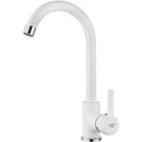 Смеситель для кухни Melodia della vita Ostessa Белый арт-MDV35116_wt — фото 1, Смесители для кухни