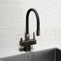 Смеситель для кухни Sancos Arno Вороненая сталь Черный арт-SC4005GG — фото 5, Смесители для кухни