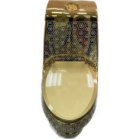 Унитаз биде Laguraty Золото с сиденьем Микролифт арт-2160ACGOLDEN — фото 5, Напольные унитазы