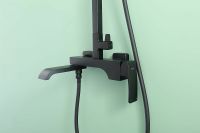 Душевая система Raglo Черная матовая арт-R02.24.06 — фото 11, Душевые стойки