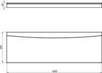 Товар: Фронтальный экран Aquanet Bright 165 00229219 - фото 3 Фронтальный экран Aquanet Bright 165 00229219 — фото 3, Экраны для ванн