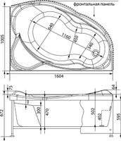 Товар: Акриловая ванна Aquanet Jamaica 160x100 R - фото 3 Акриловая ванна Aquanet Jamaica 160x100 R — фото 3, Акриловые ванны