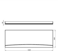 Товар: Фронтальный экран Aquanet Bright 145 00239595 - фото 3 Фронтальный экран Aquanet Bright 145 00239595 — фото 3, Экраны для ванн